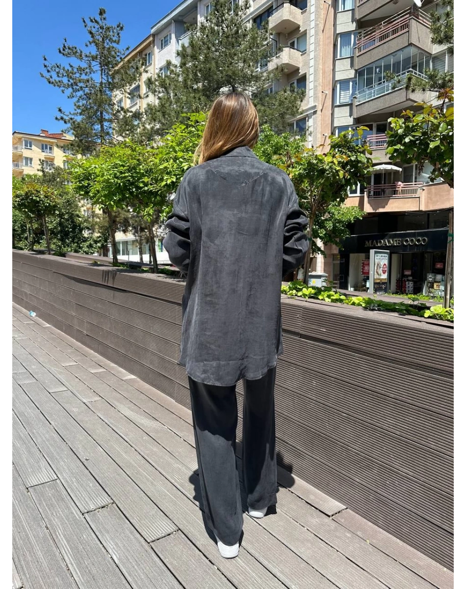 Hilay HLY0125Y101.025 Siyah Felix Pantolonlu Takım