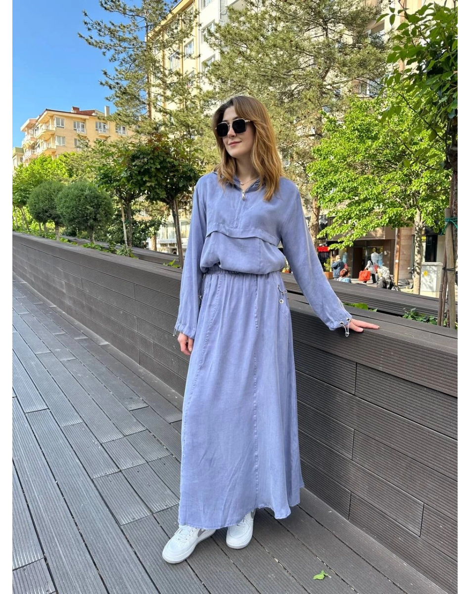 Hilay HLY0125Y101.026 İndigo Esta Etekli Takım