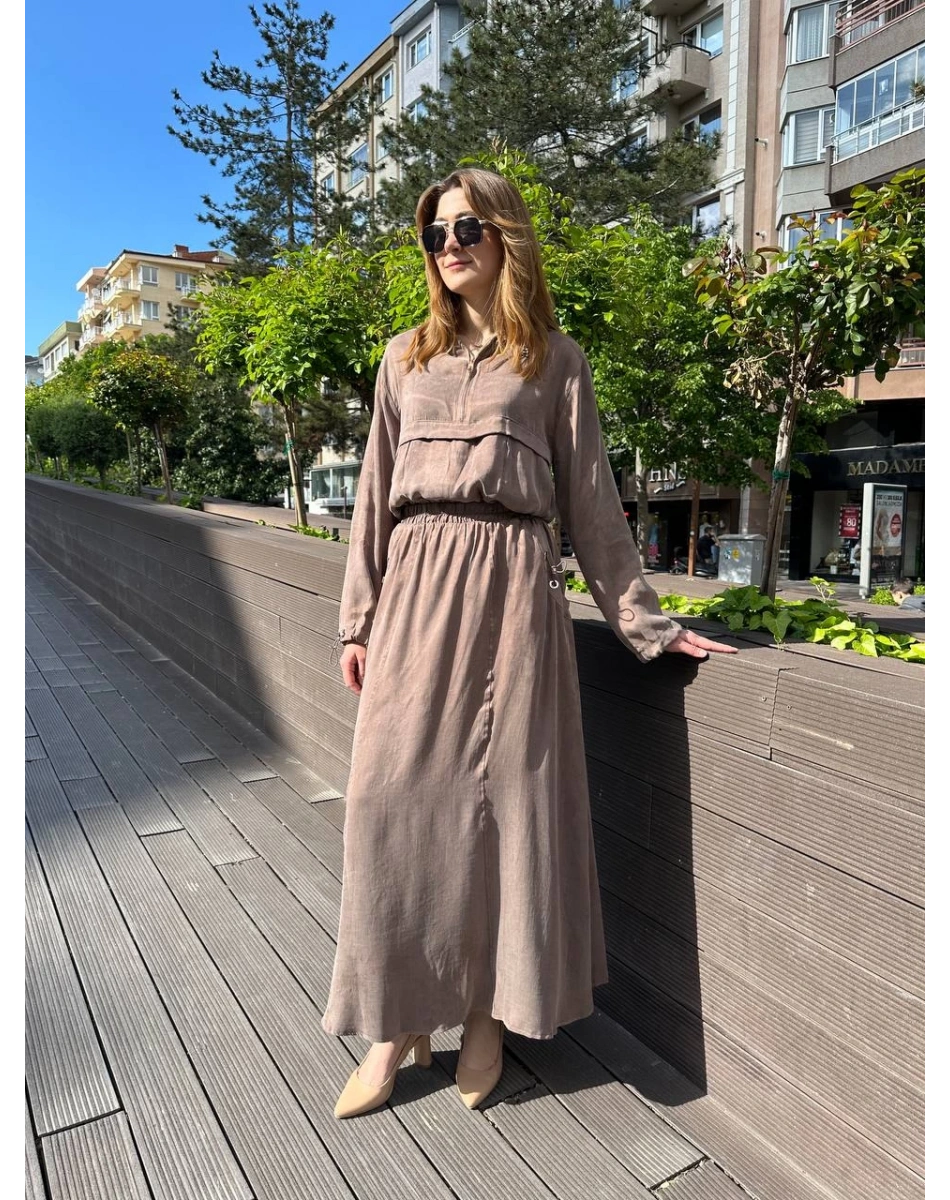 Hilay HLY0125Y101.026 Kahverengi Esta Etekli Takım