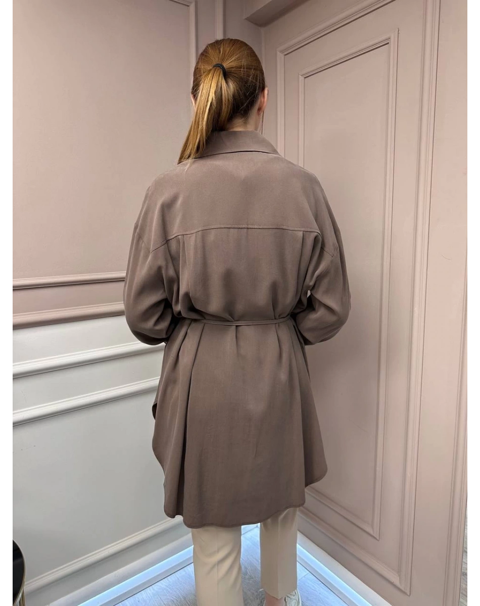 Hilay HLY0125Y108.001 Kahverengi New Tera Gömlek