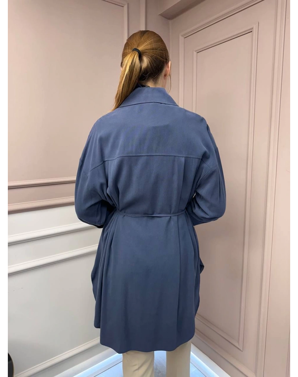 Hilay HLY0125Y108.001 Lacivert New Tera Gömlek