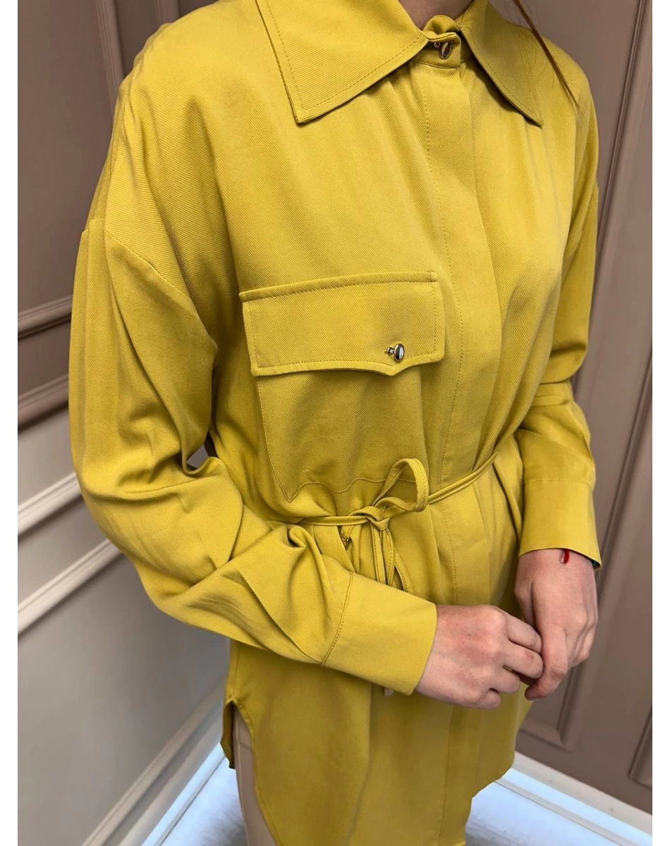 Hilay HLY0125Y108.001 Yağ Yeşili New Tera Gömlek