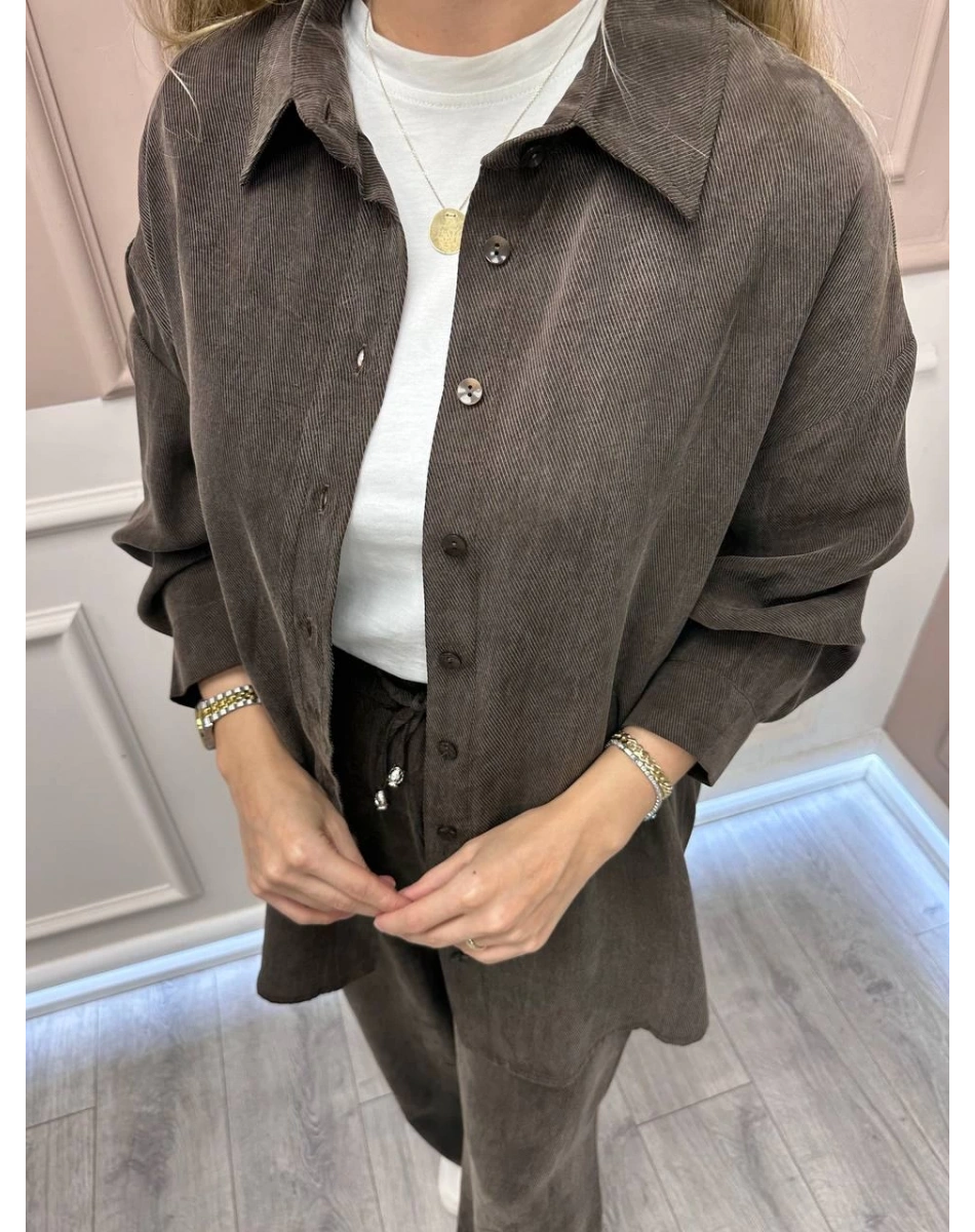 HNS HNS0004 Kahve Cupro Takım