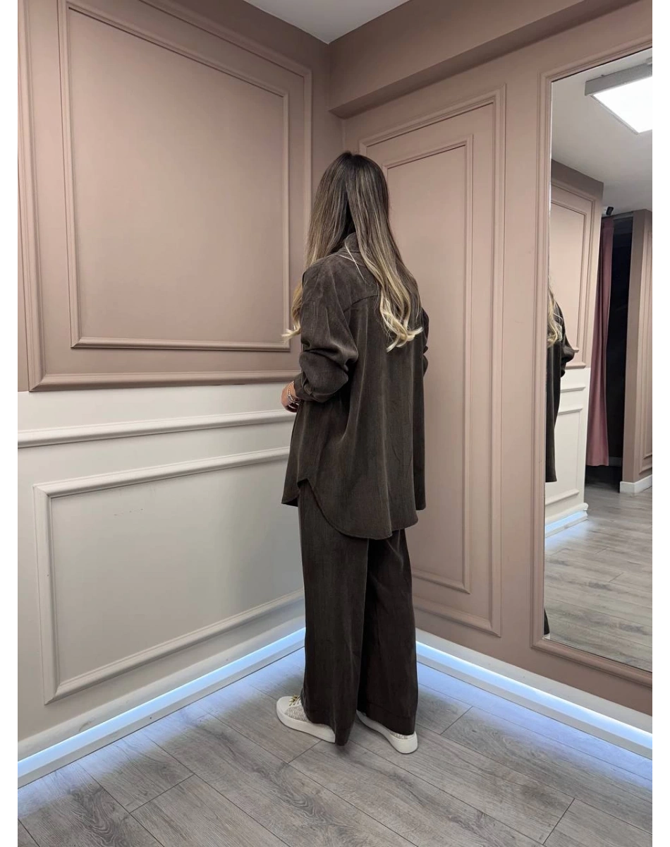 HNS HNS0004 Kahve Cupro Takım