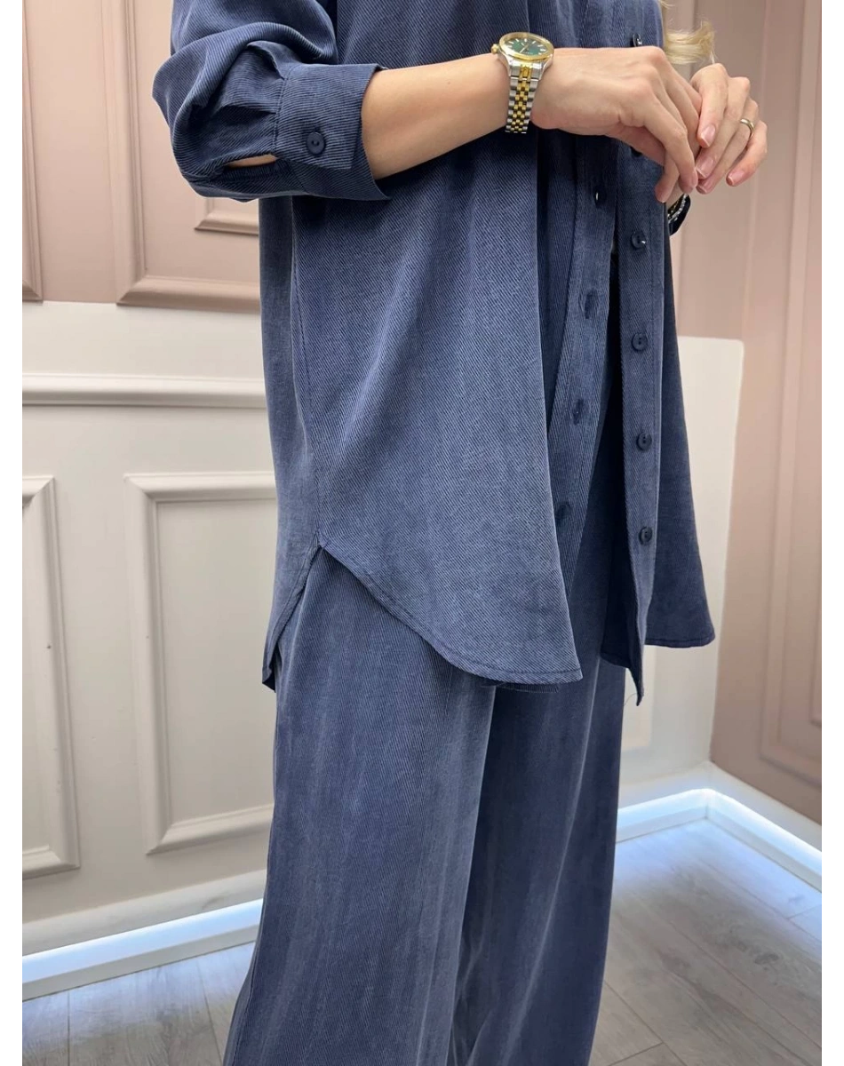 HNS HNS0004 Lacivert Cupro Takım