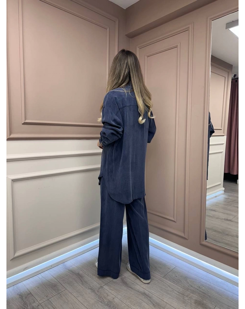 HNS HNS0004 Lacivert Cupro Takım