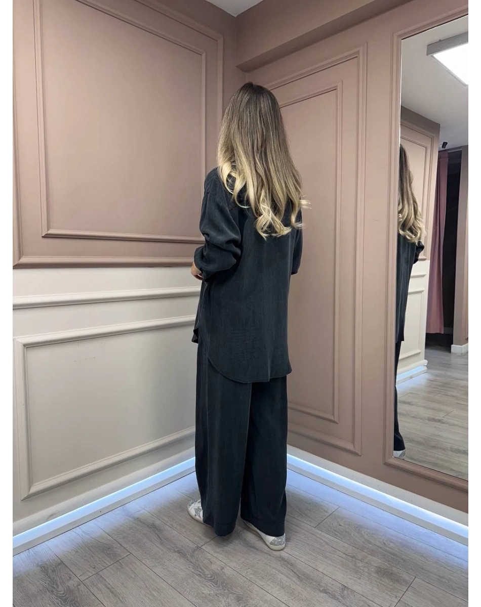 HNS HNS0004 Siyah Cupro Takım