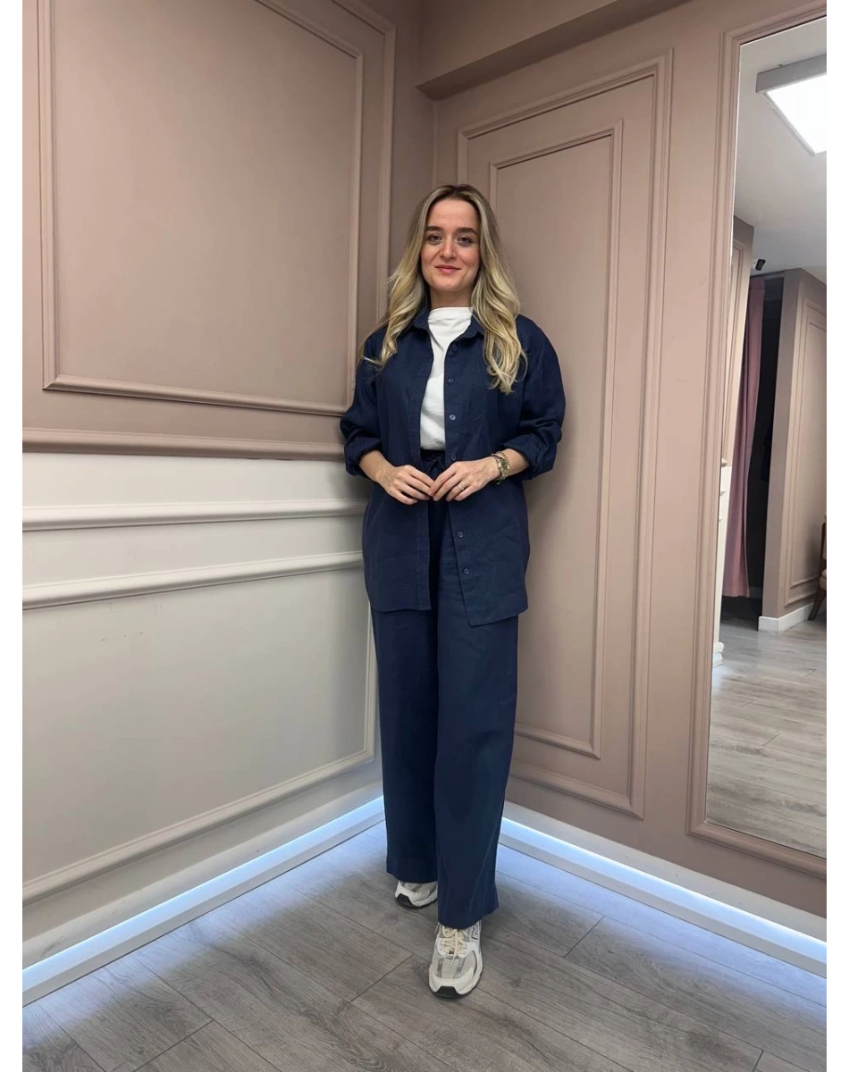 HNS HNSKTNTKM Lacivert Keten İkili Takım