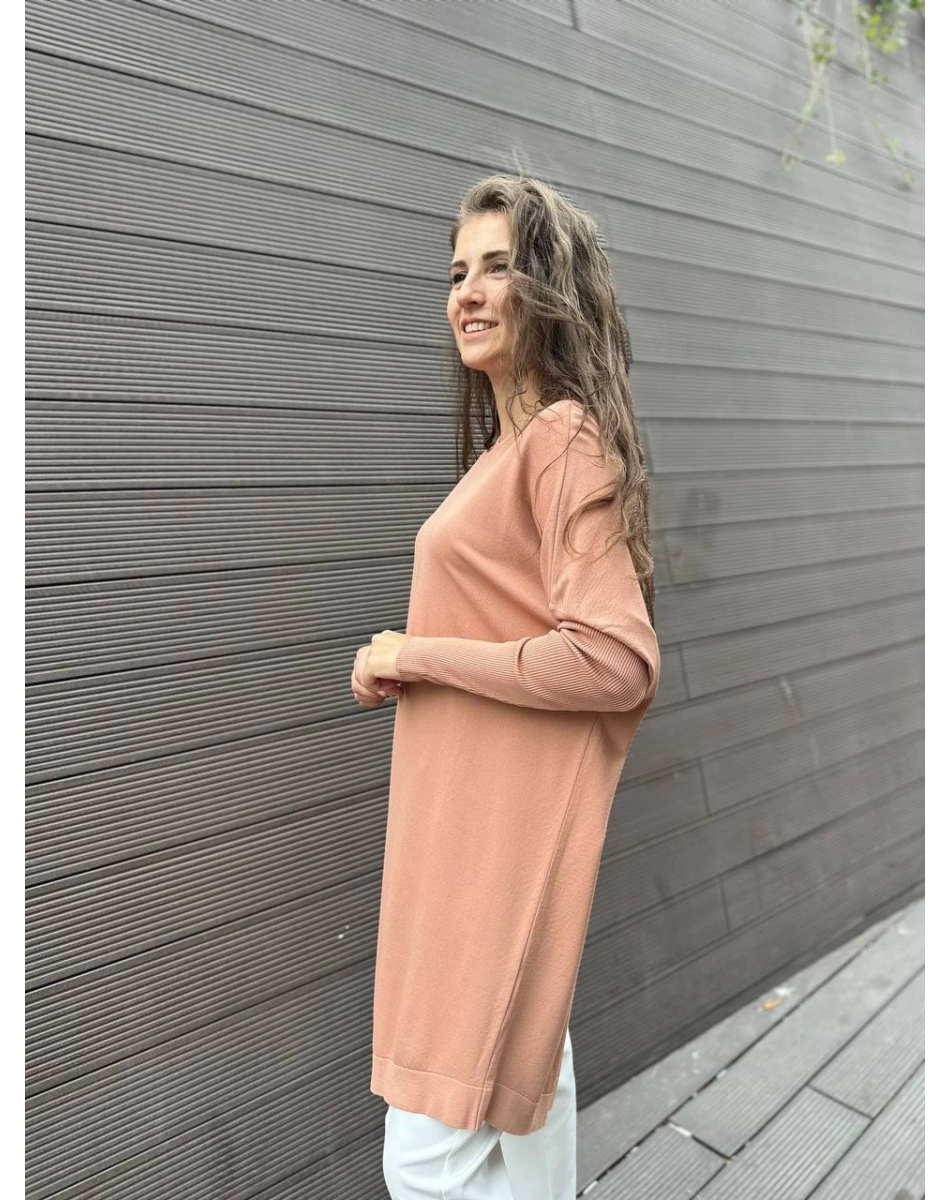 İnvee 6166 Soğan Kabuğu Uzun Triko