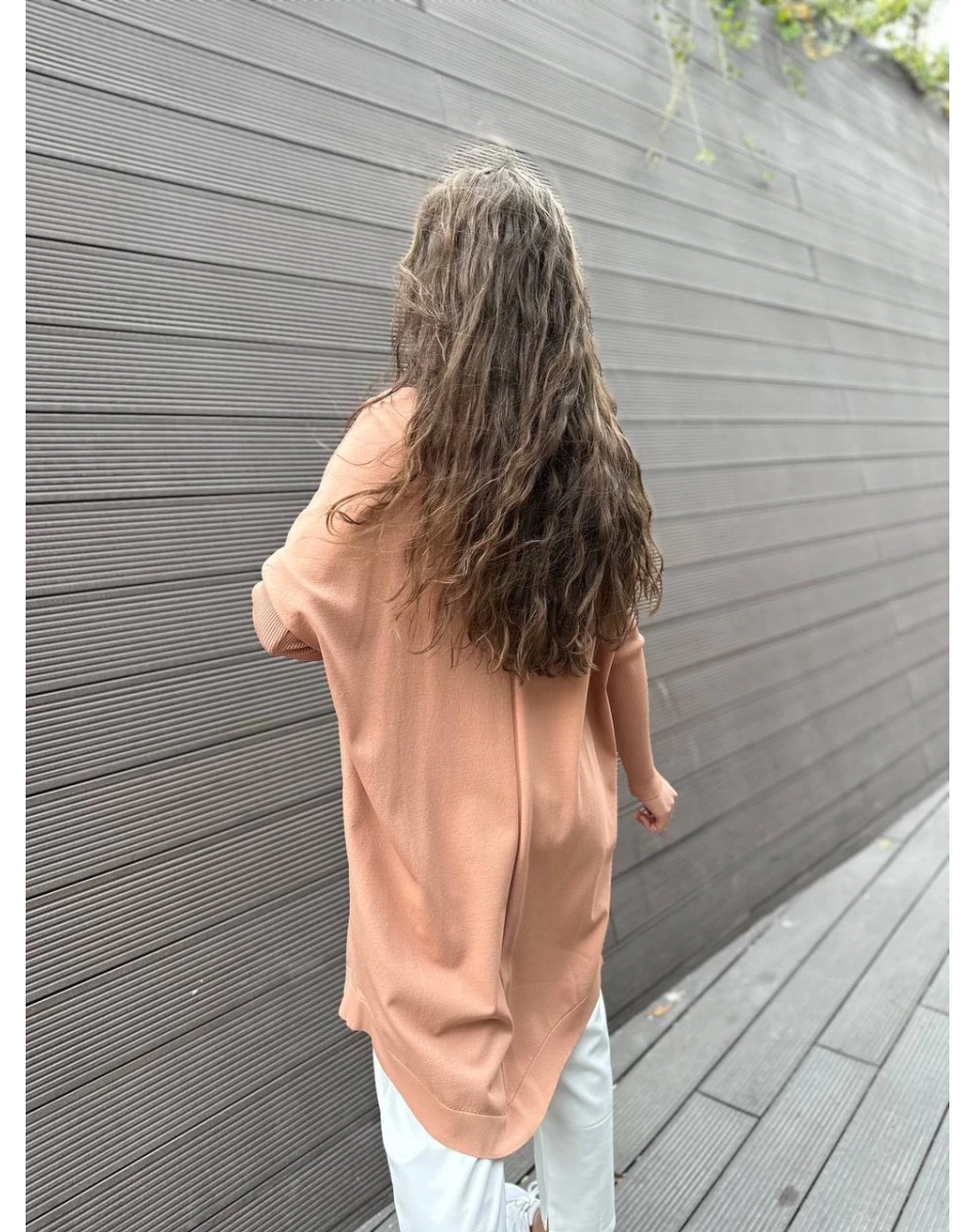 İnvee 6166 Soğan Kabuğu Uzun Triko