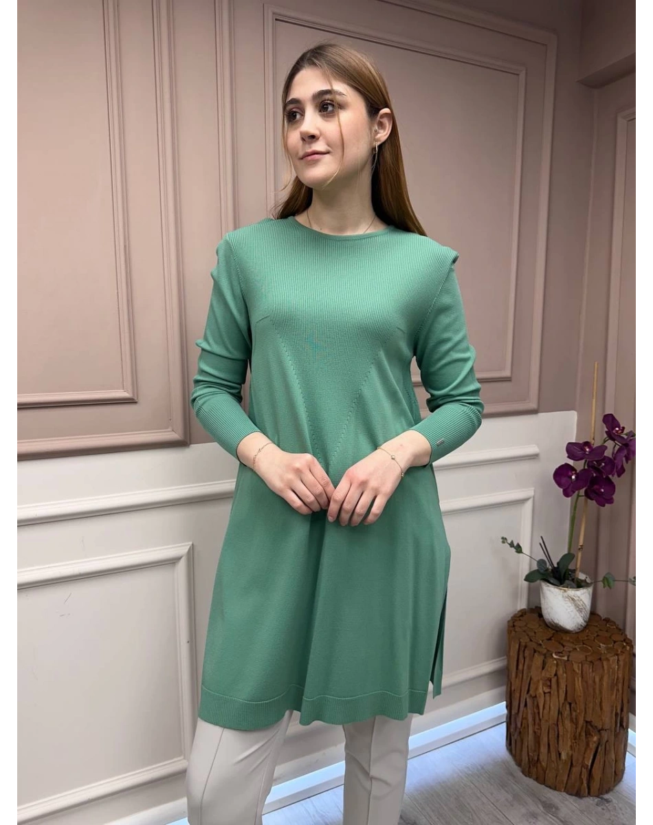 İnvee 6222 Çağla Triko Tunik