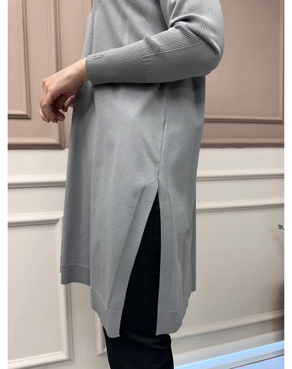 İnvee 6222 Gri Triko Tunik