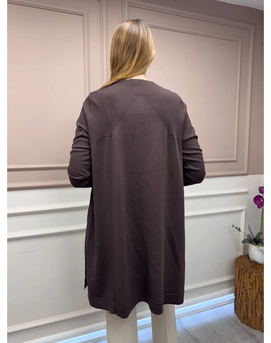 İnvee 6222 Kahve Triko Tunik