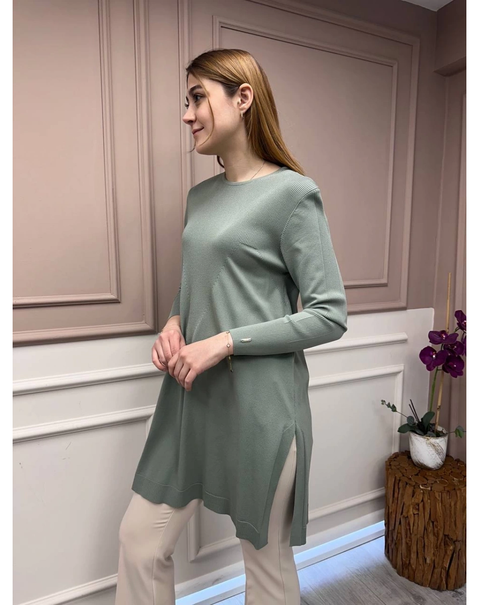İnvee 6222 Küfrengi Triko Tunik