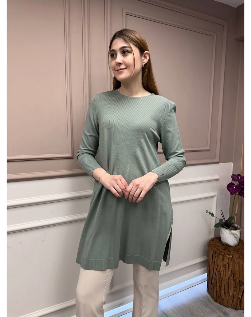 İnvee 6222 Küfrengi Triko Tunik