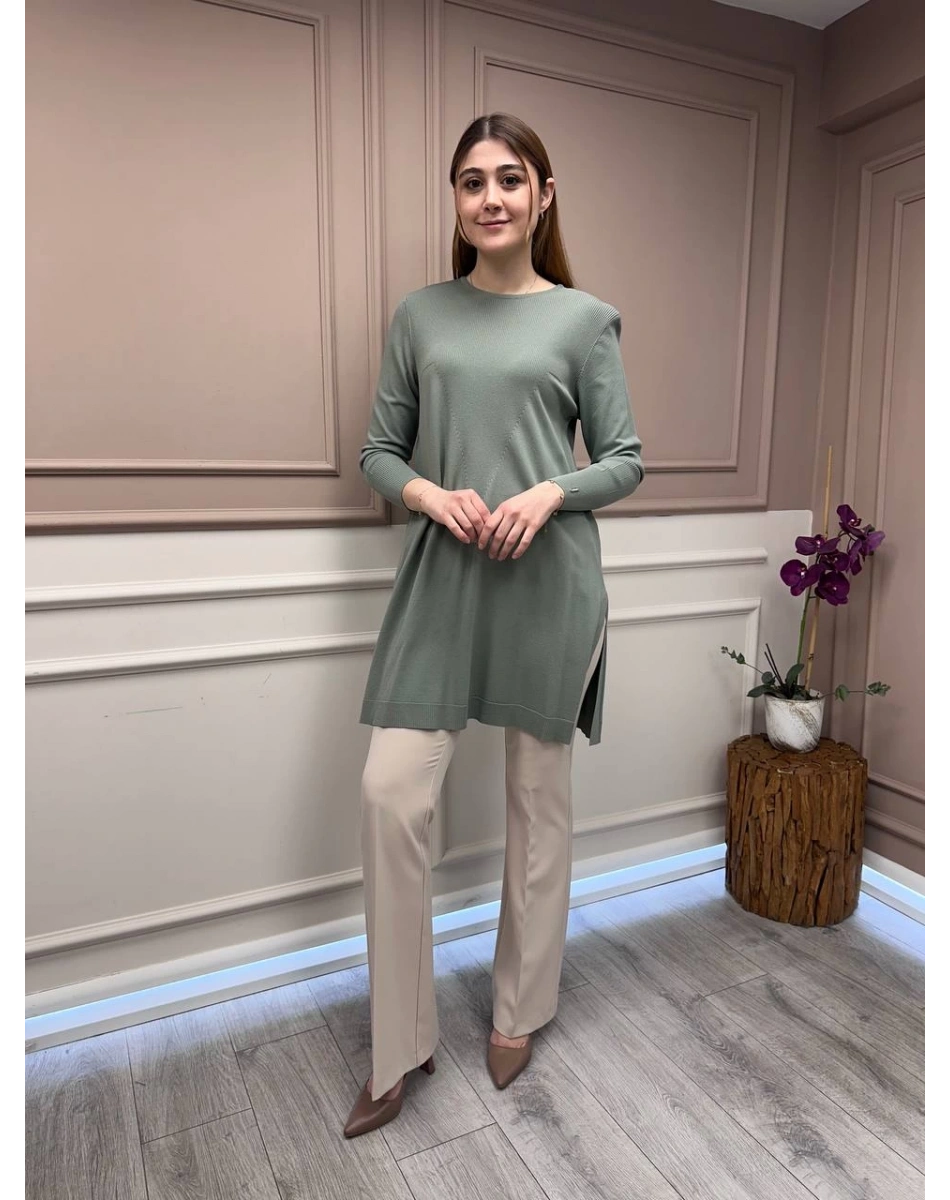 İnvee 6222 Küfrengi Triko Tunik