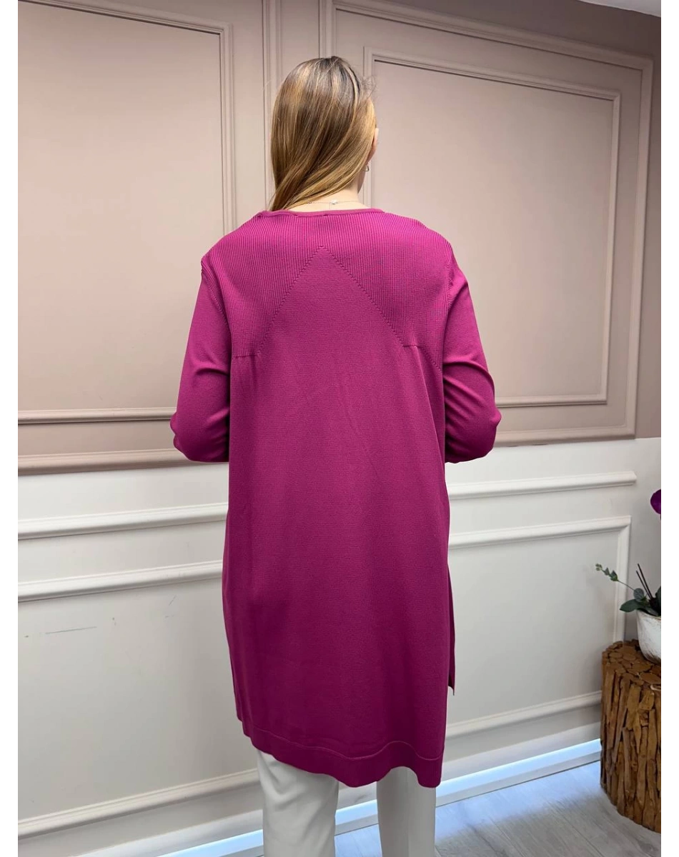 İnvee 6222 Vişne Triko Tunik