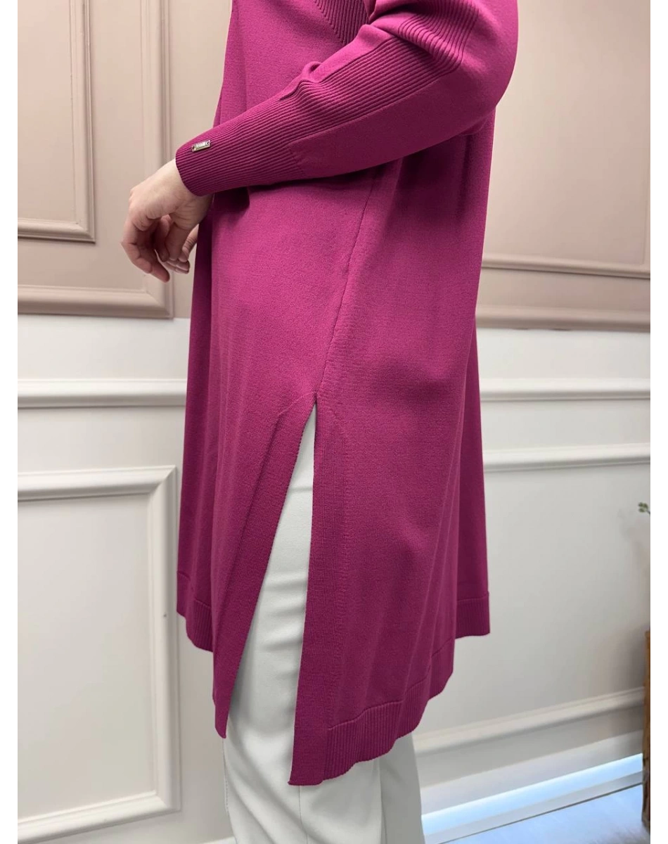 İnvee 6222 Vişne Triko Tunik