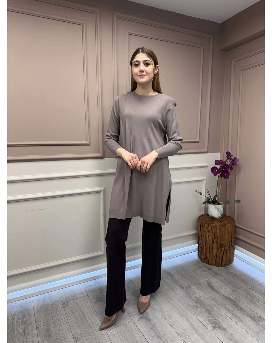 İnvee 6222 Vizon Triko Tunik