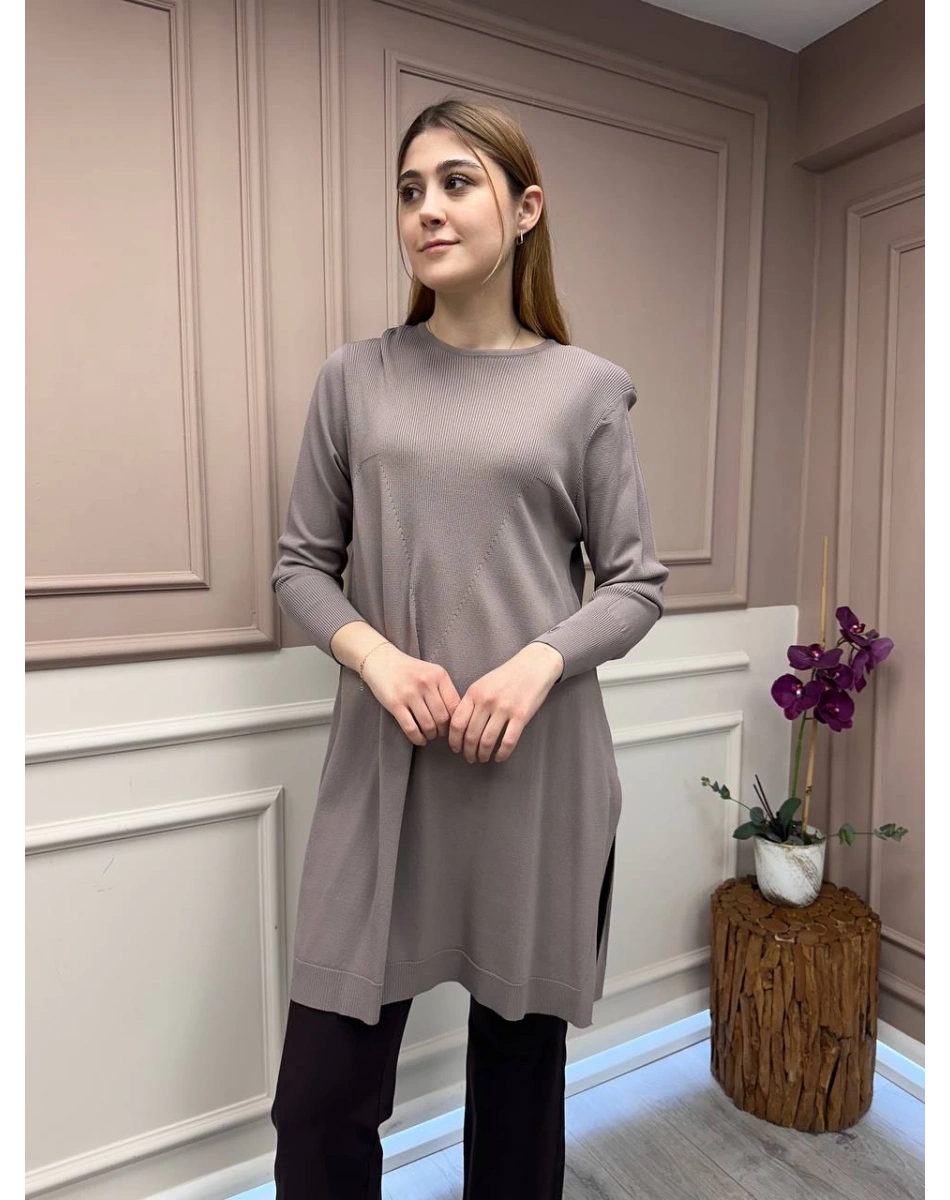 İnvee 6222 Vizon Triko Tunik