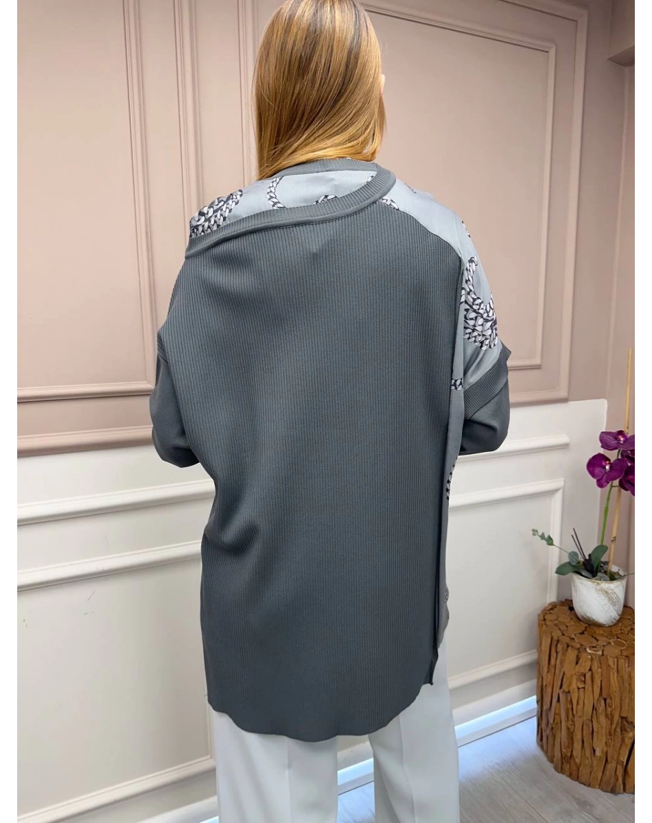 İnvee 6250 Antrasit Triko Tunik