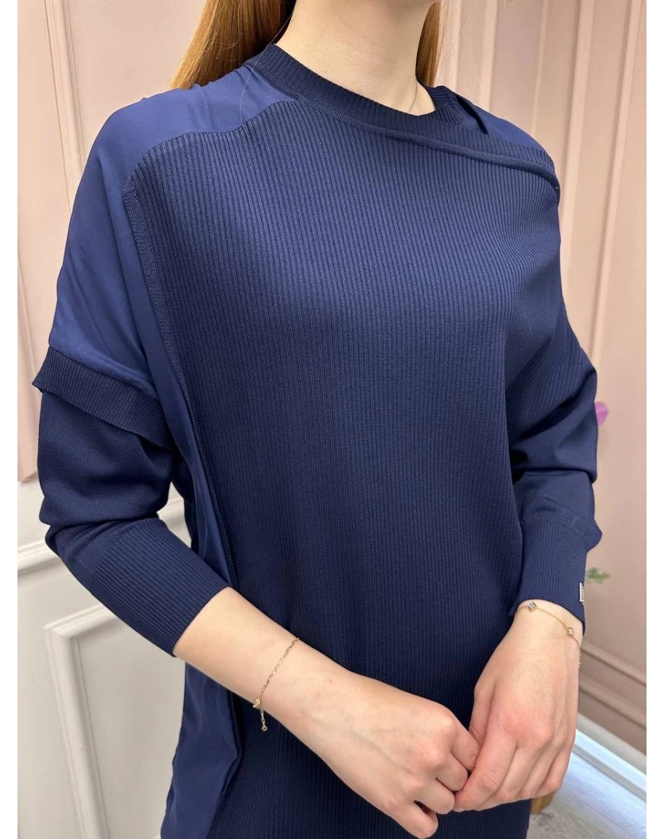 İnvee 6250 Lacivert Triko Tunik