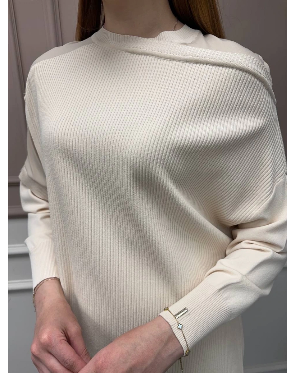 İnvee 6250 Vanilya Triko Tunik