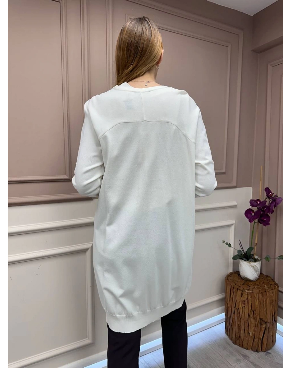 İnvee 6283 Ekru Yusufçuk Hırka