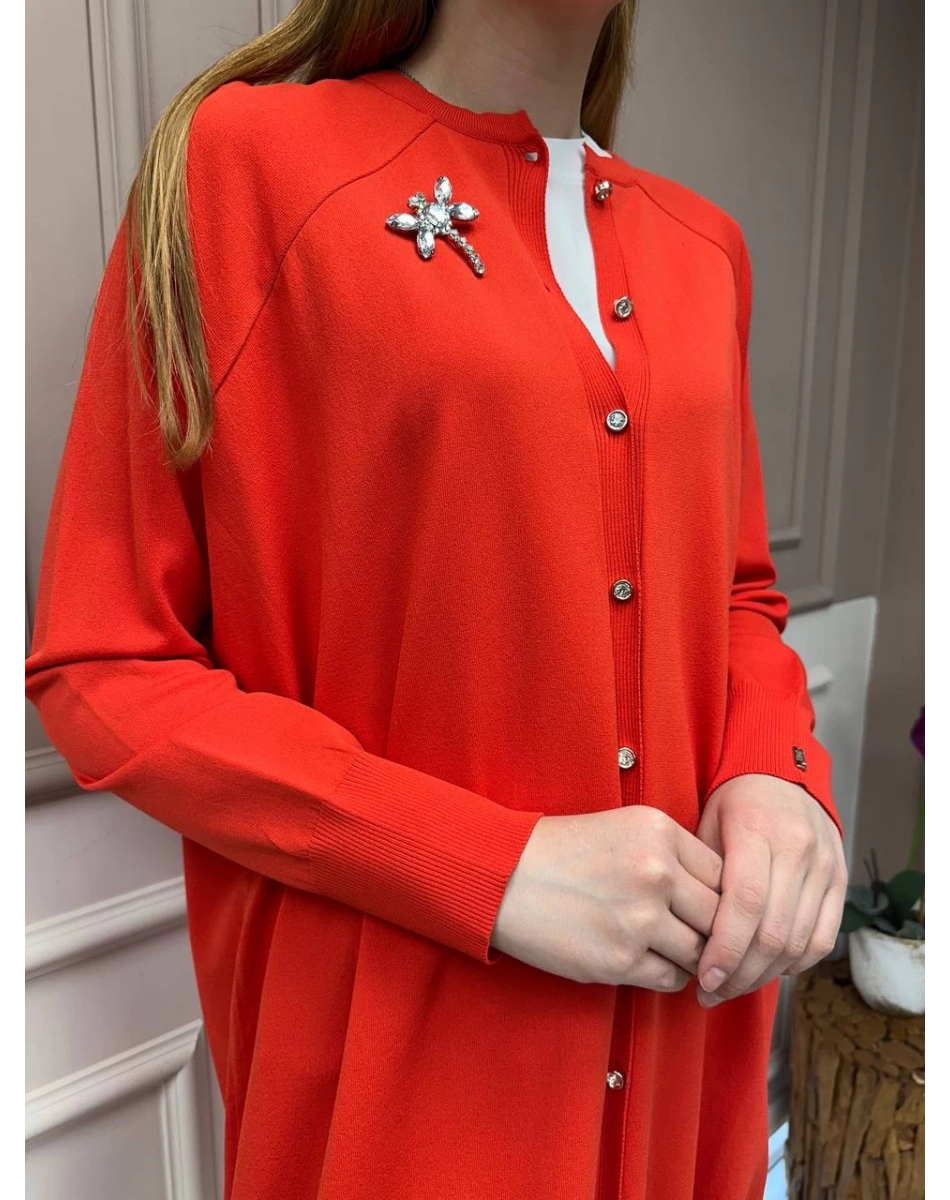 İnvee 6283 Oranj Yusufçuk Hırka