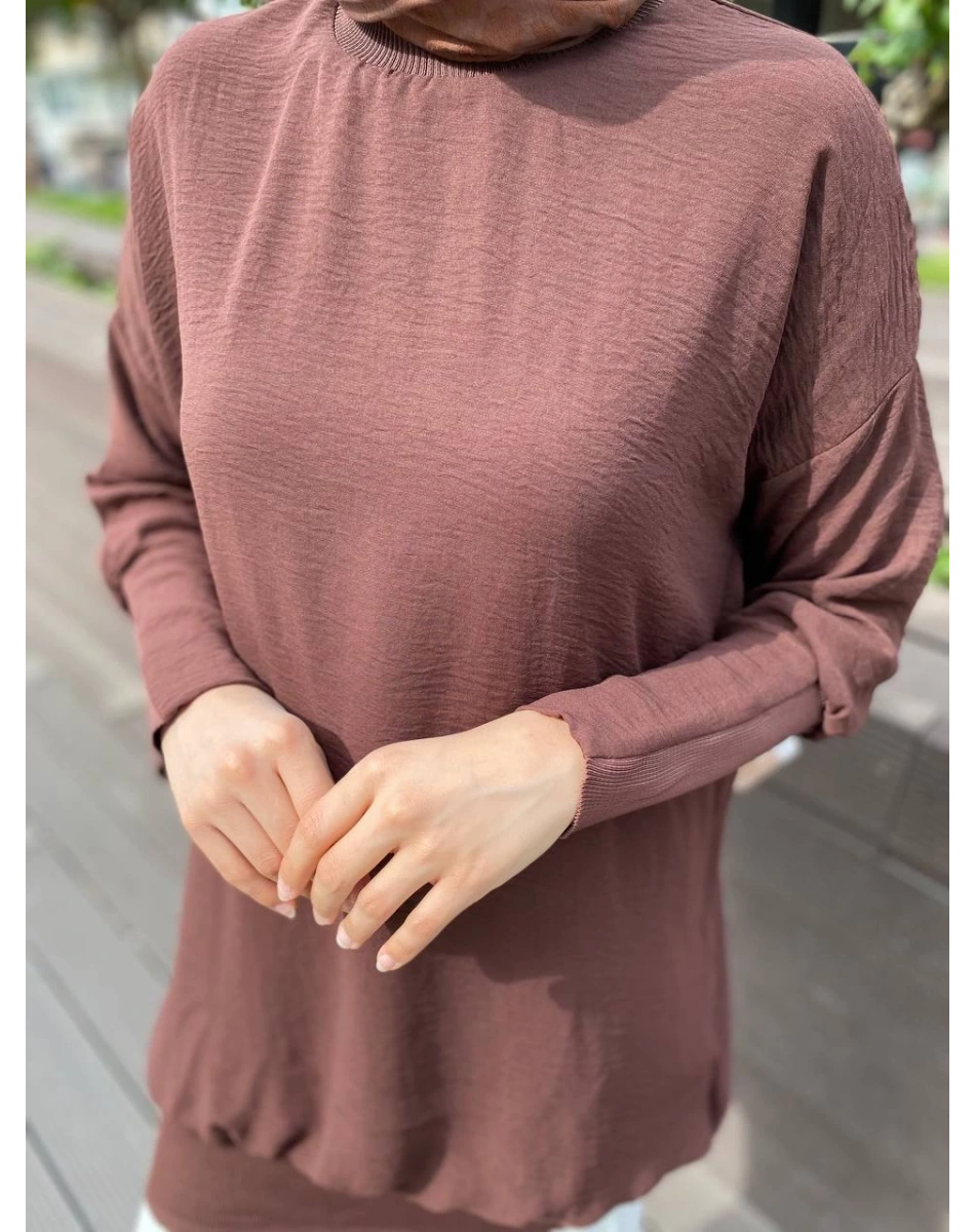 İnvee 6419 Kahve Caz Tunik