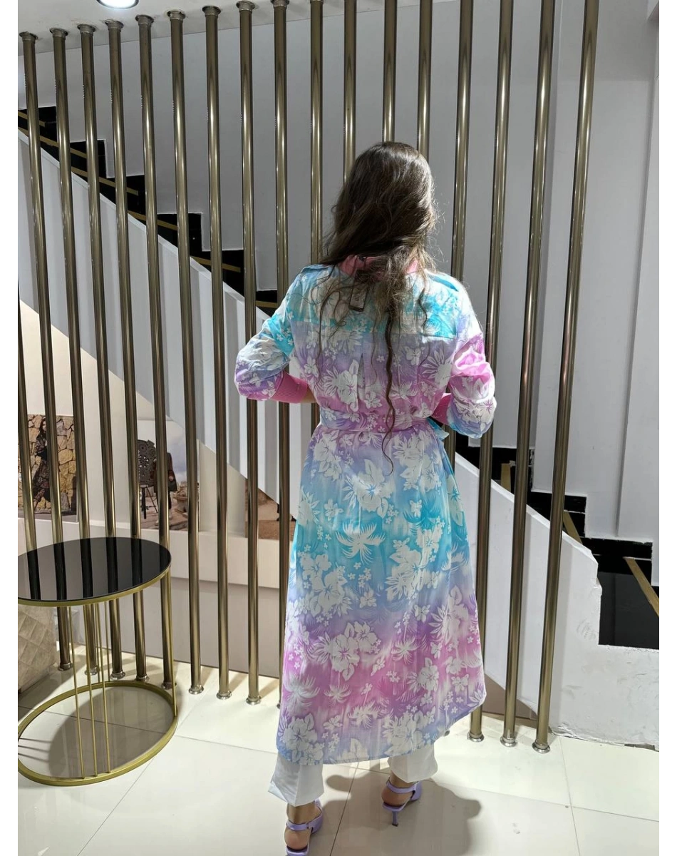 İnvee 6636 Pembe Detaylı Gömlek Kap