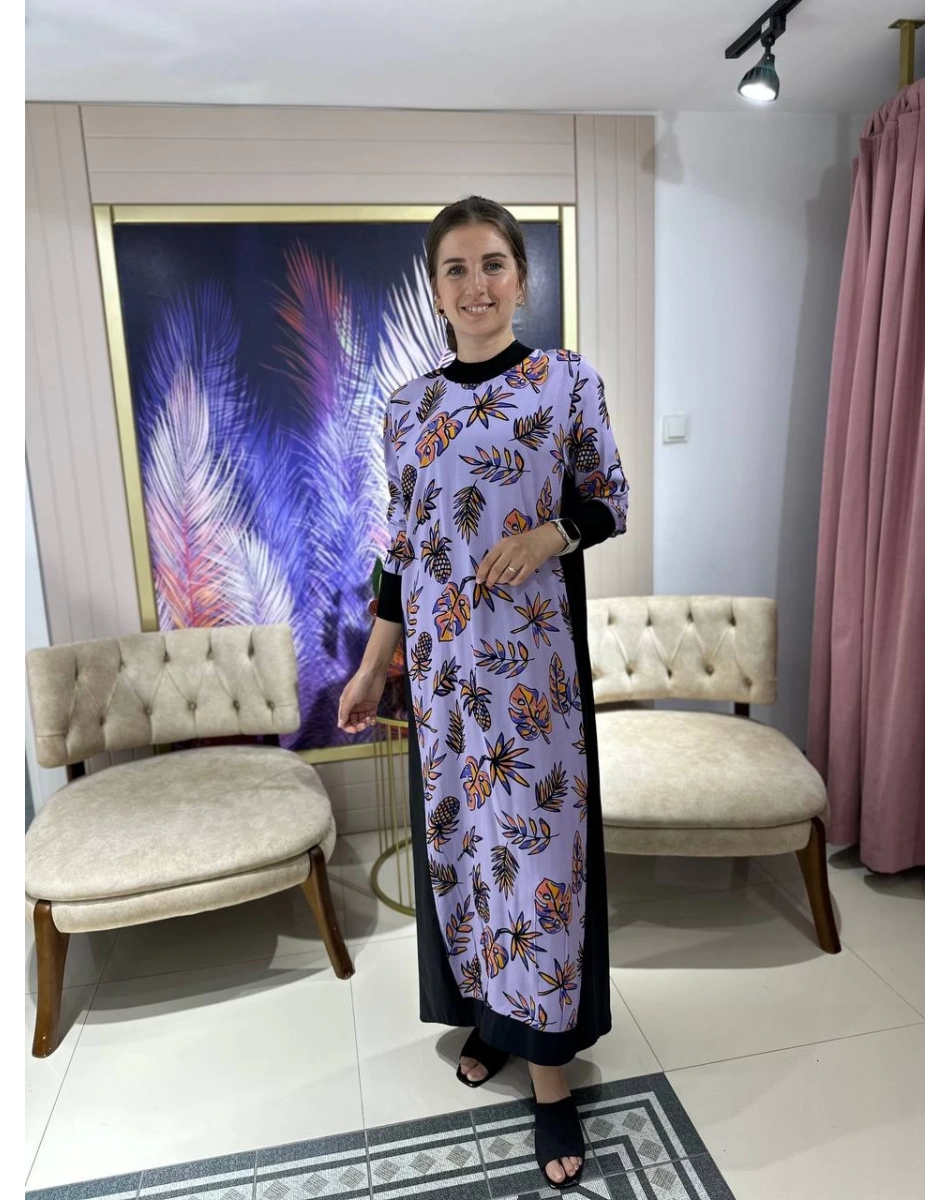 İnvee 6764 Lila Elbise