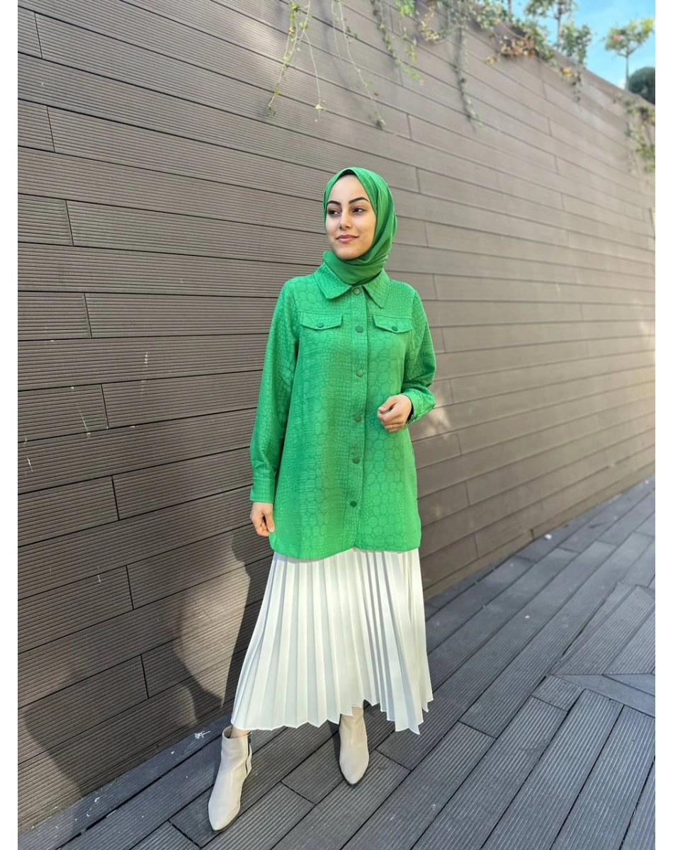 İnvee 6827 Benetton Kapitone Ceket