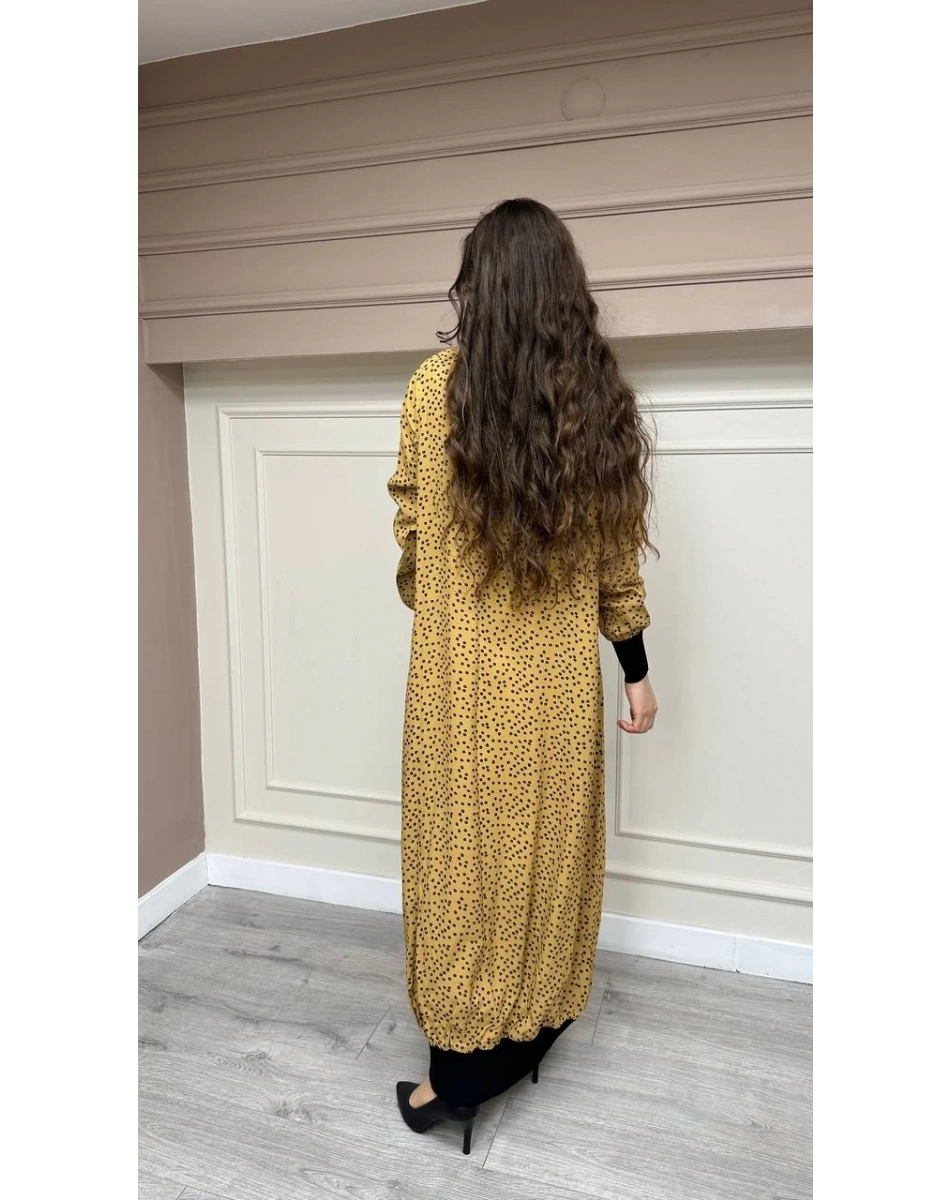 İnvee 6892 Camel Elbise