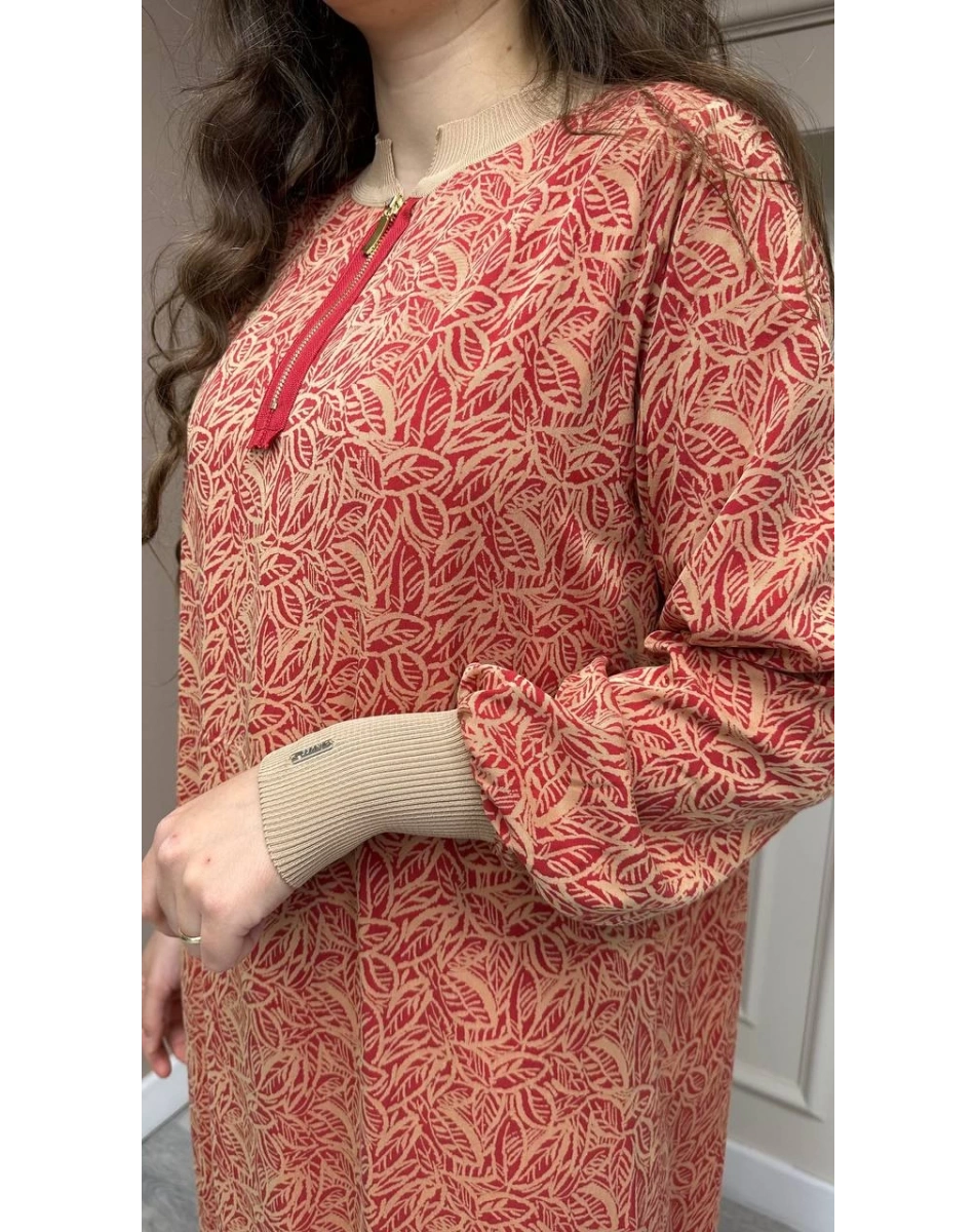 İnvee 6892 Nar Çiçeği Elbise