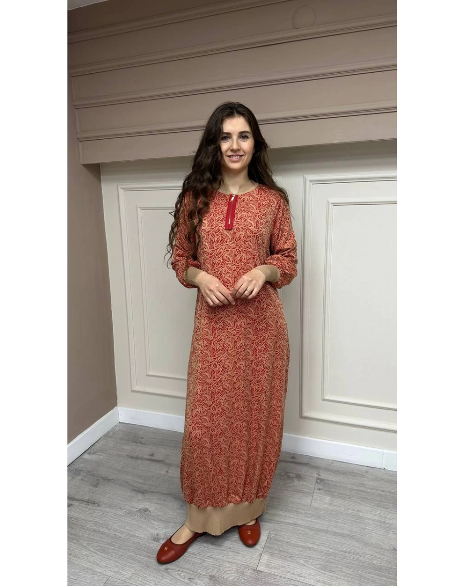 İnvee 6892 Nar Çiçeği Elbise