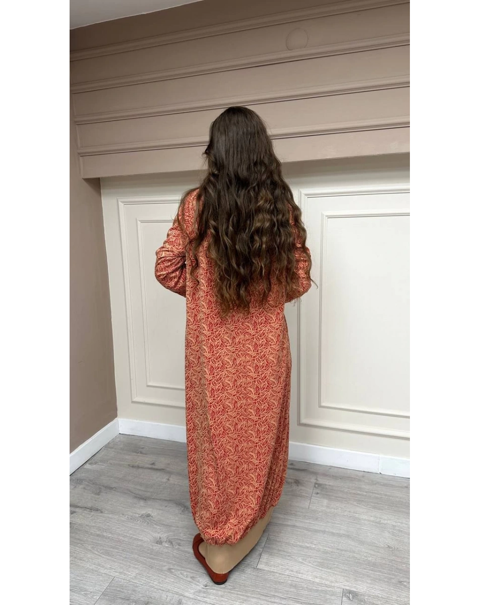 İnvee 6892 Nar Çiçeği Elbise