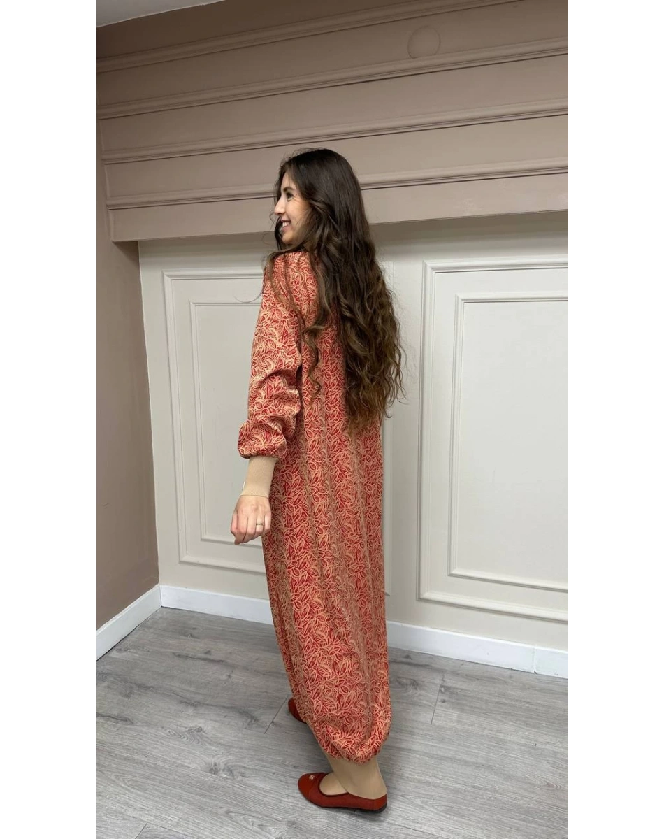 İnvee 6892 Nar Çiçeği Elbise