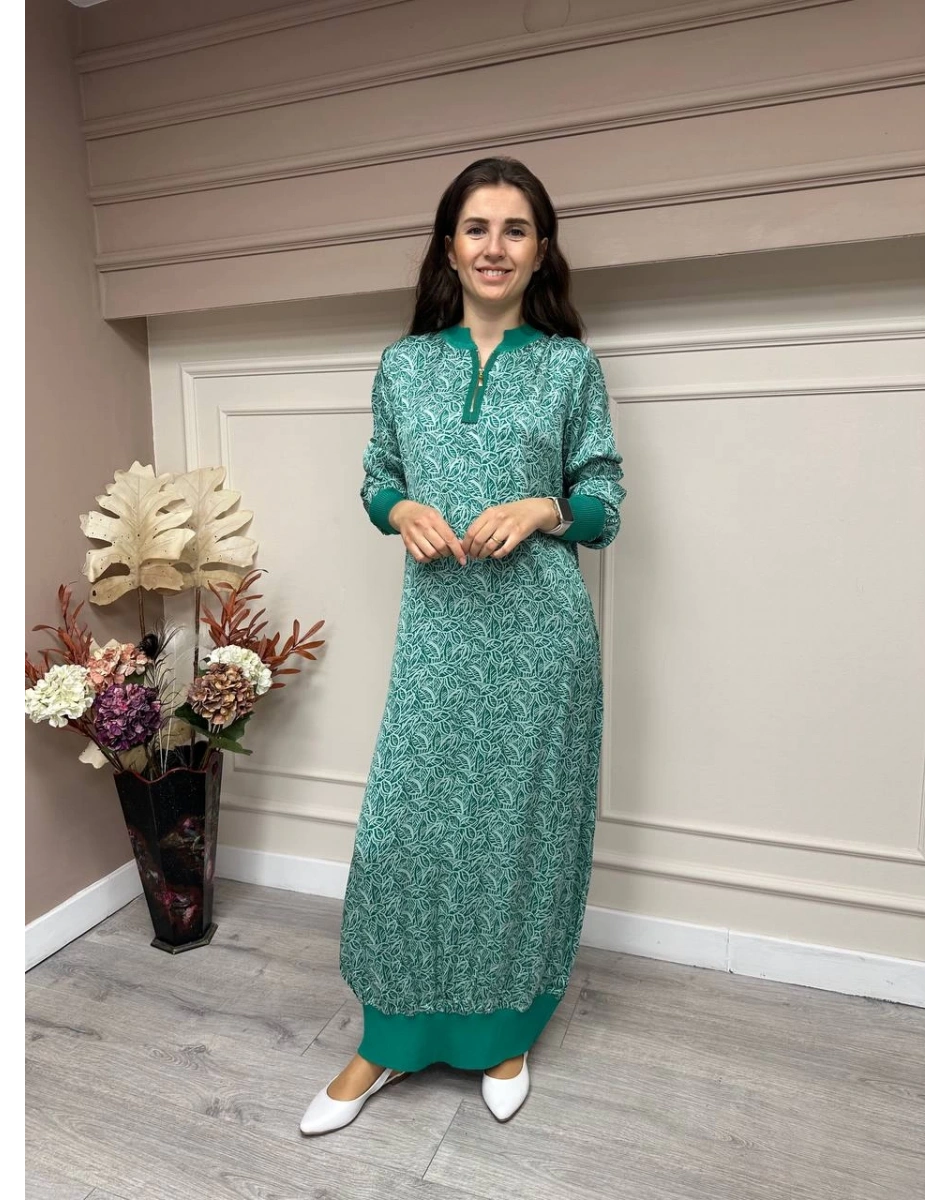 İnvee 6892 Yeşil Elbise