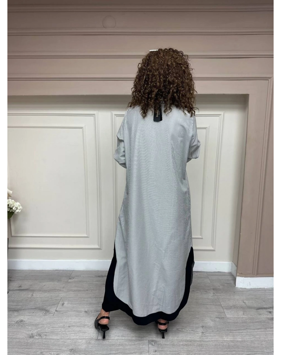 İnvee 6895 Ekru Çizgili Kap