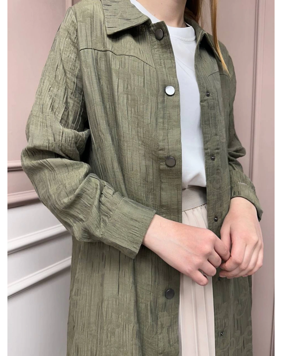 İnvee 6981 Haki Çıtçıtlı Kap