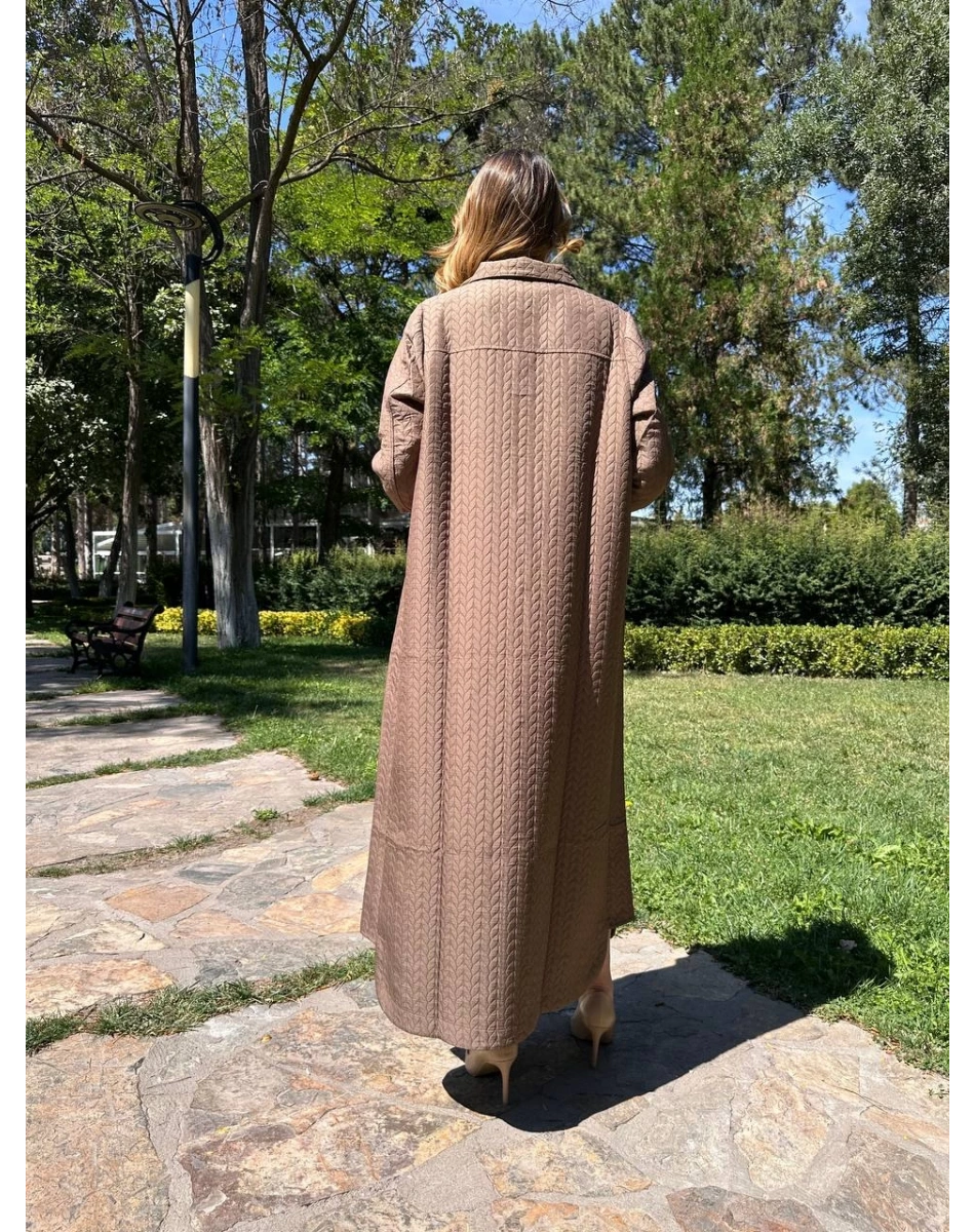 İnvee 7039 Vizon Çıtçıt Detaylı Kap