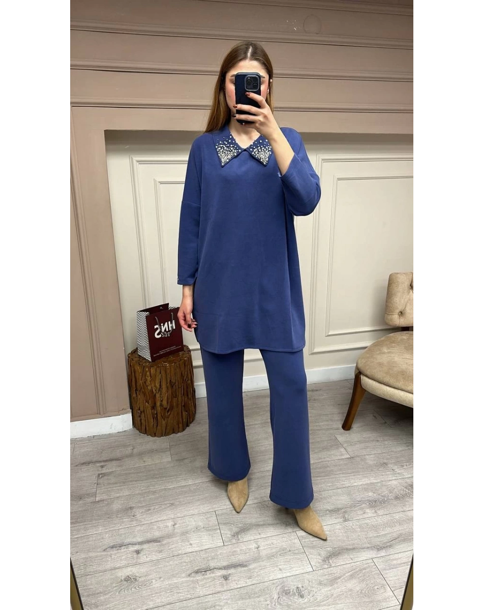 İnvee 7046 İndigo İkili Takım