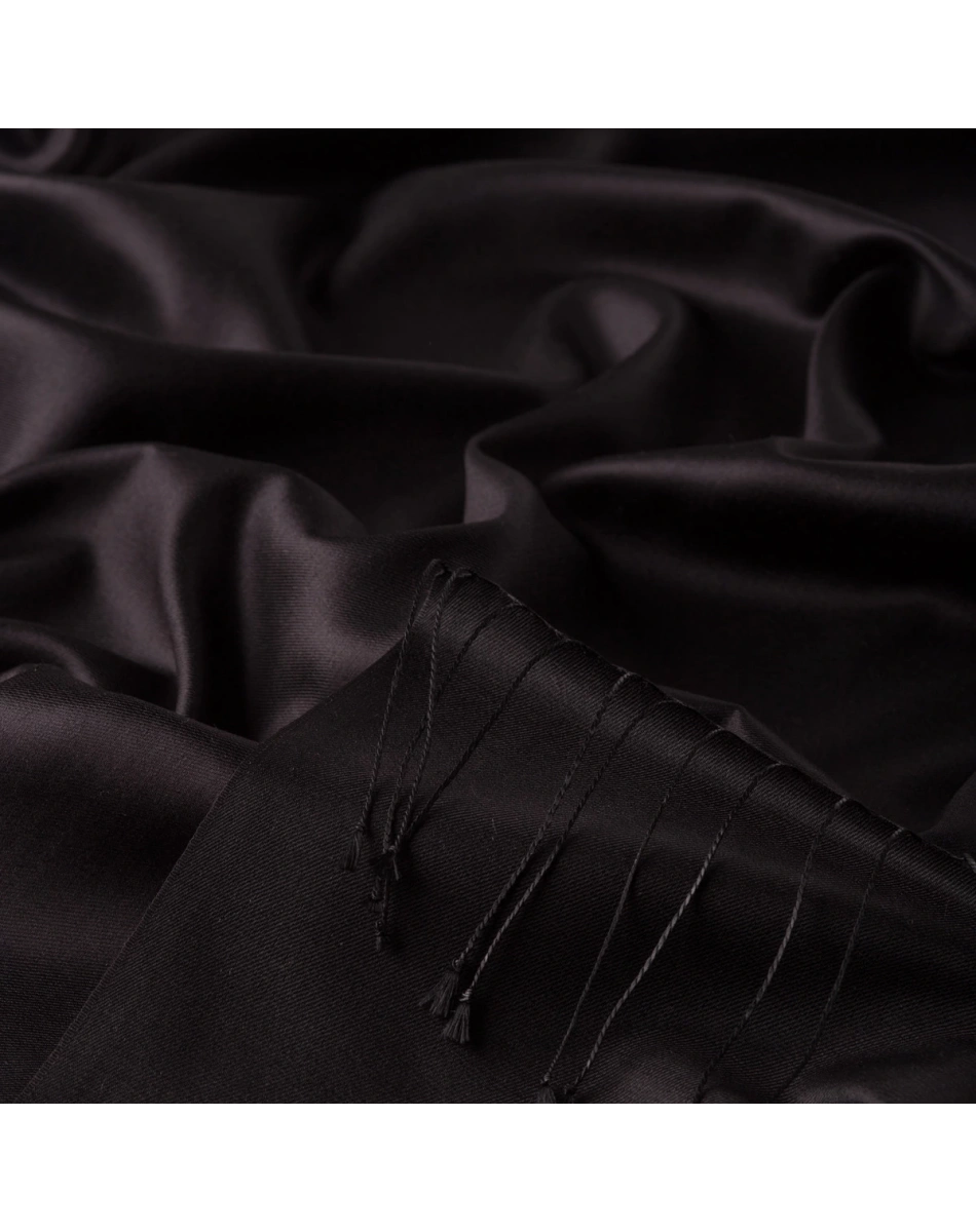 İpekevi 00927 Siyah Çift Taraflı İpek Şal