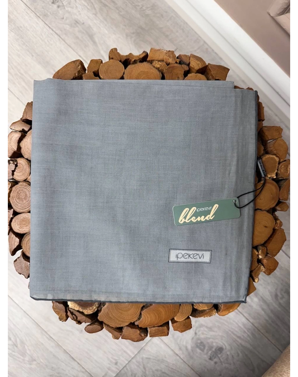 İpekevi 01241 Gümüş Pamuk Eşarp