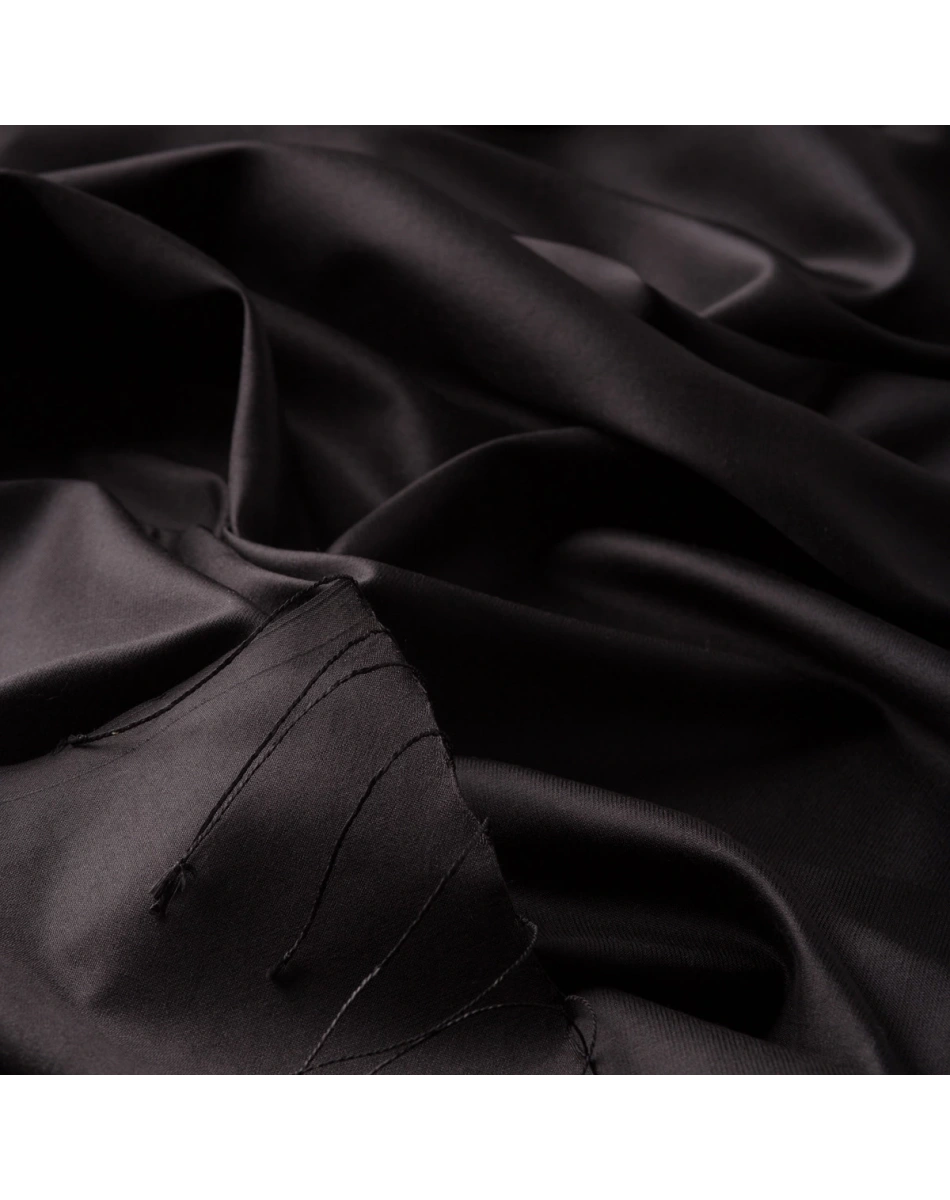 İpekevi 02911 Siyah Düz İpek Şal