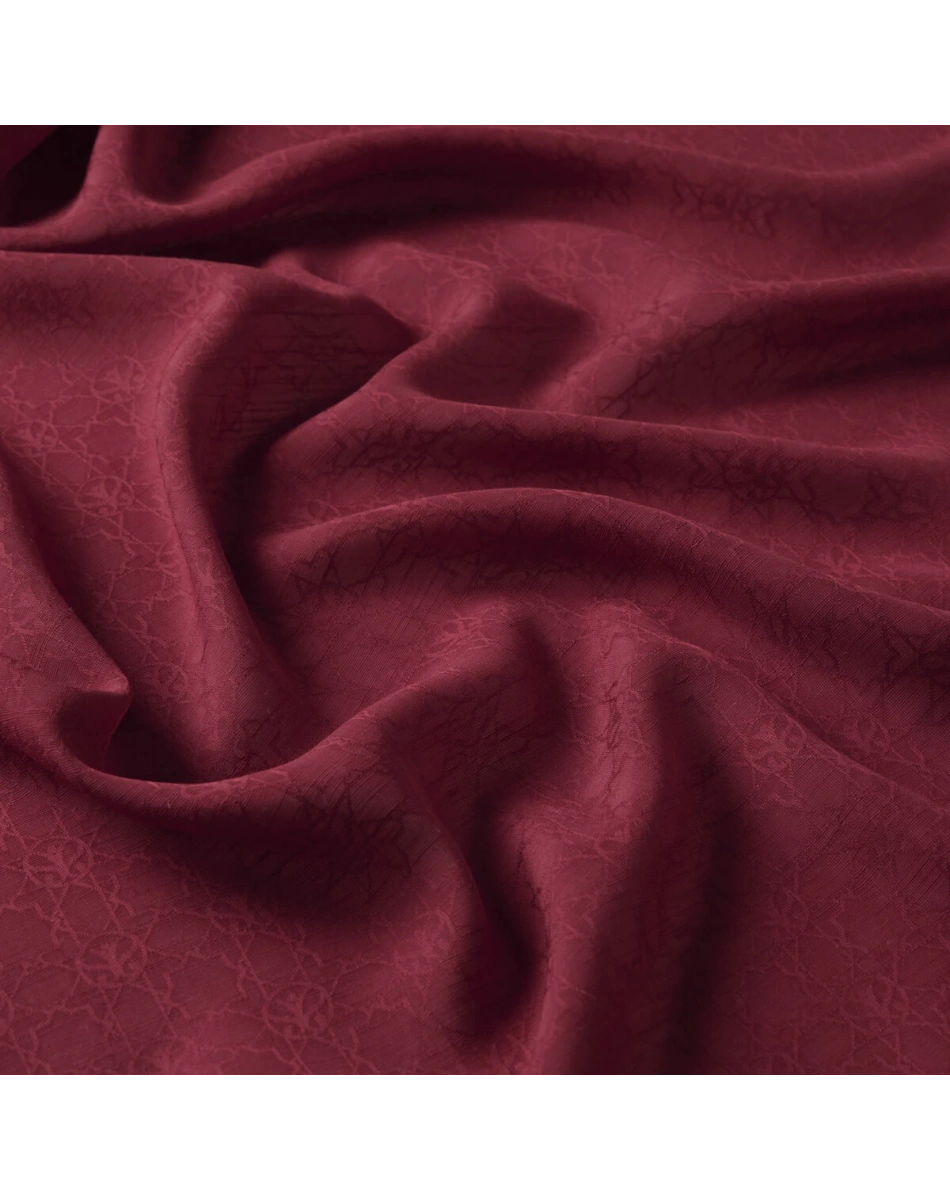 İpekevi 04356 Bordo Dört Mevsim Monogram Şal