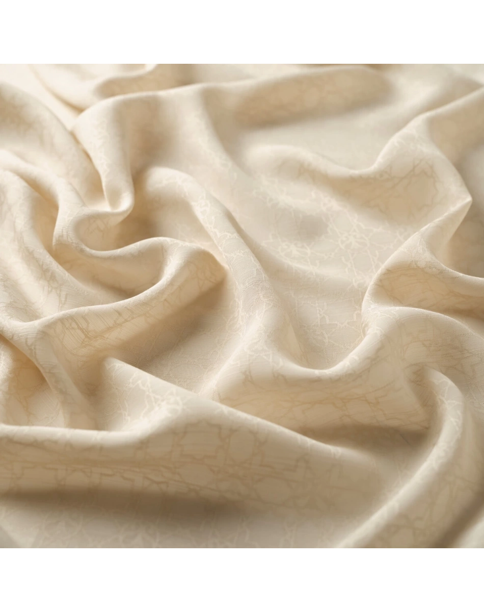 İpekevi 04356 Ekru Dört Mevsim Monogram Şal