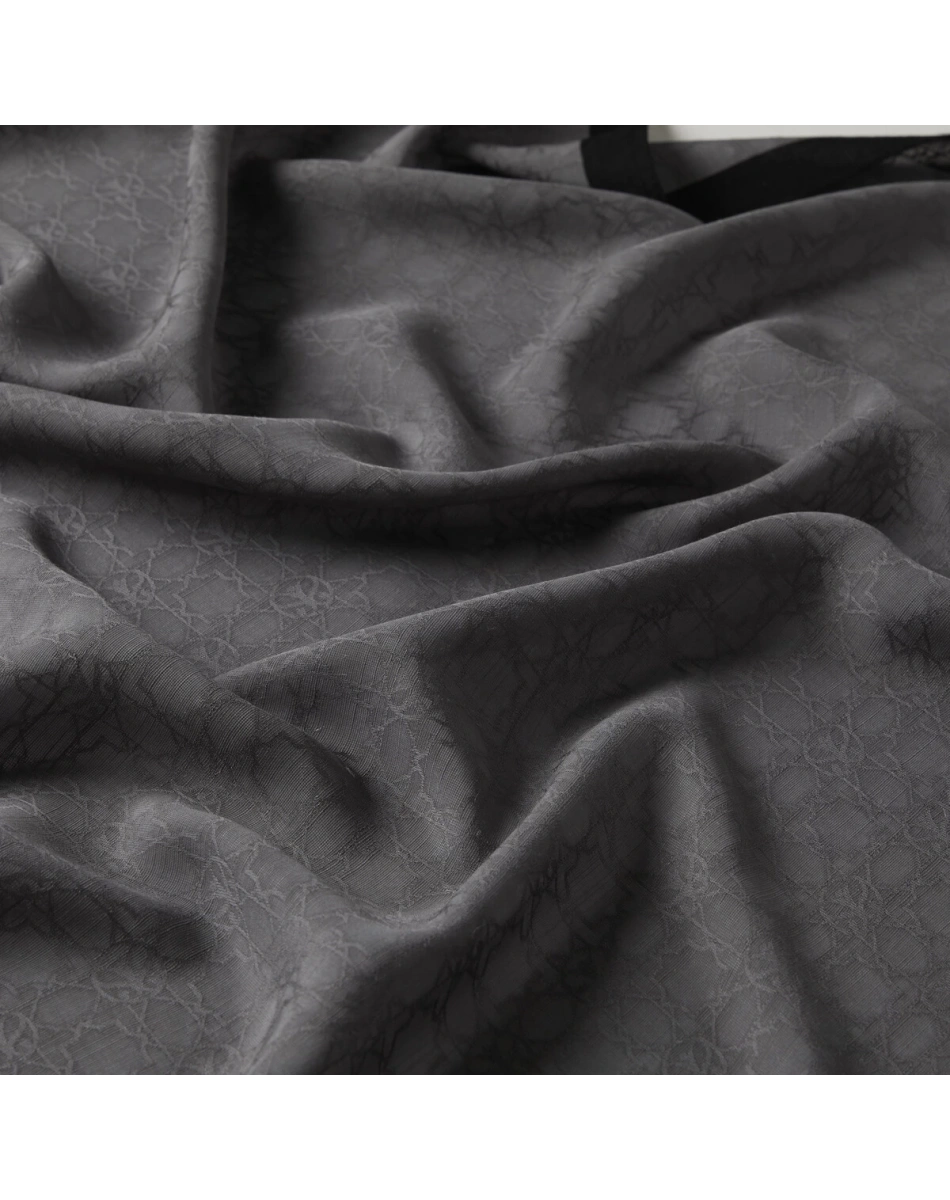 İpekevi 04356 Gümüş Dört Mevsim Monogram Şal