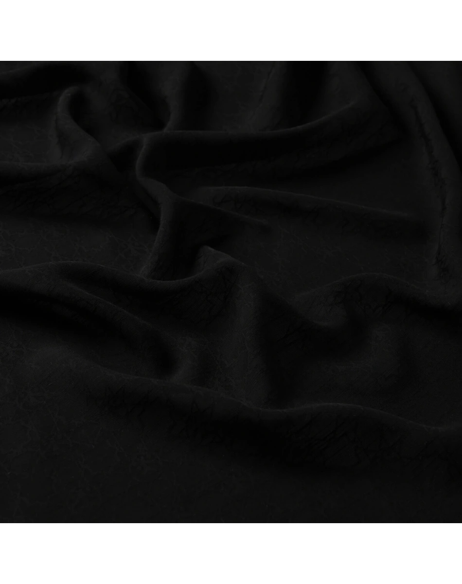 İpekevi 04356 Siyah Gri Dört Mevsim Monogram Şal